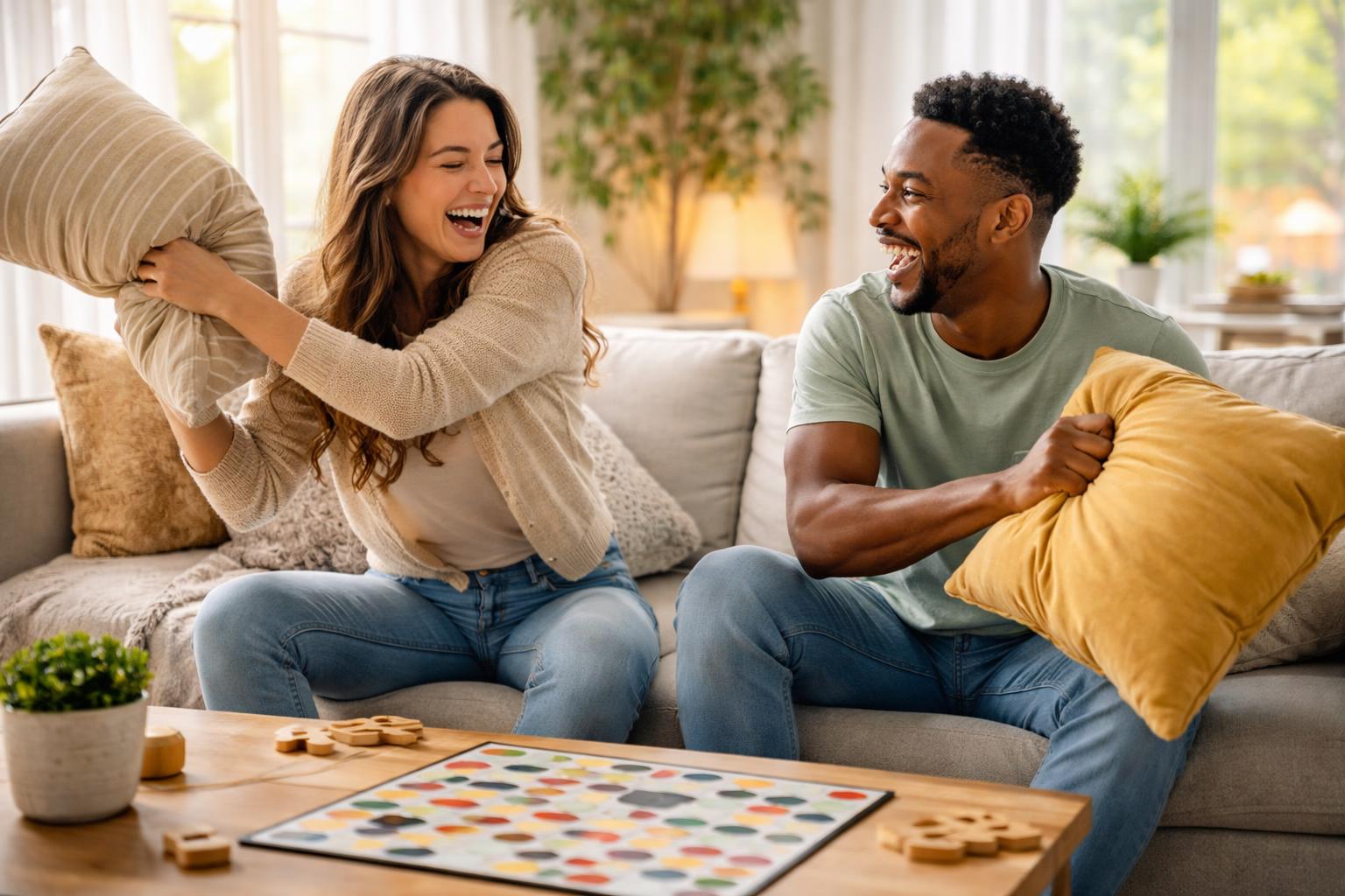 Brincadeiras de Casal Divertidas: Ideias para Sair da Rotina e Reacender a Paixão Brincadeiras de Casal Divertidas: Ideias para Sair da Rotina e Reacender a Paixão